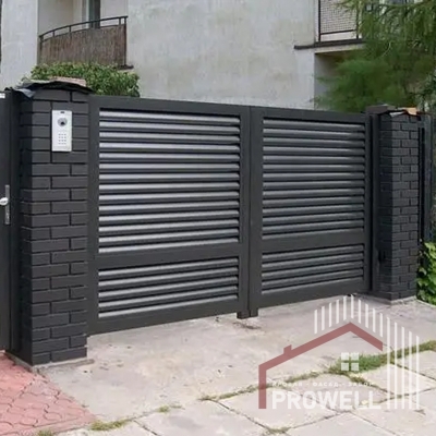 Ворота распашные АЛЮМИНИЕВЫЕ